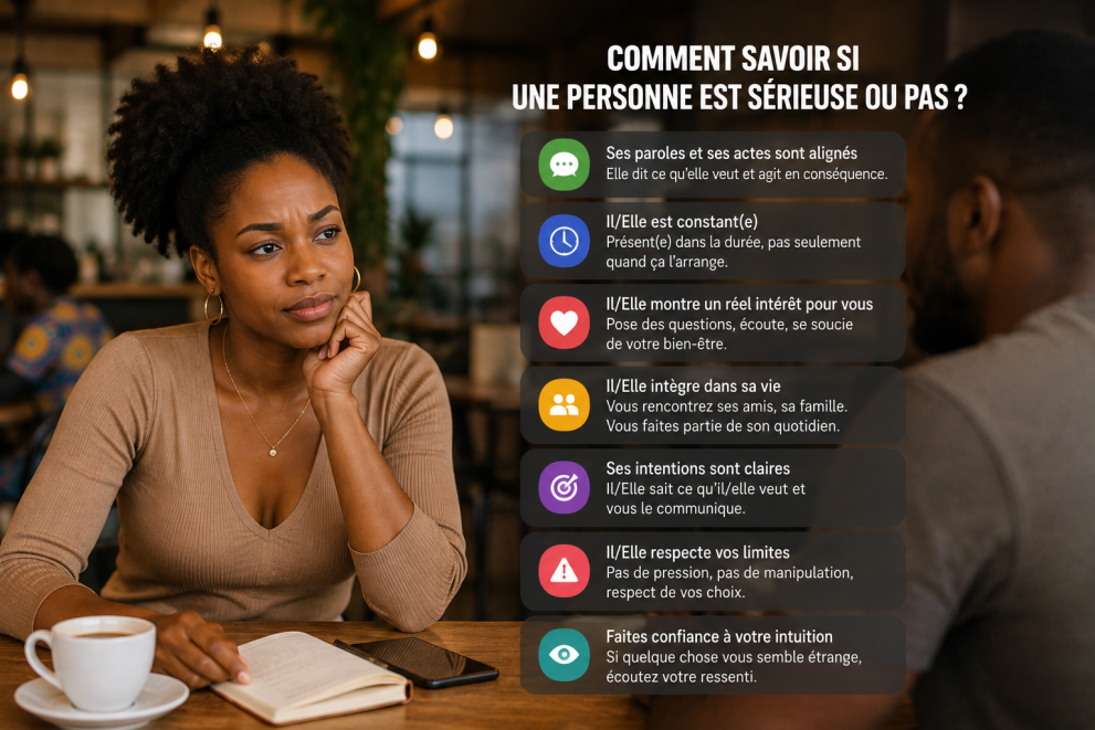 Comment savoir si une personne est sérieuse ou pas ?