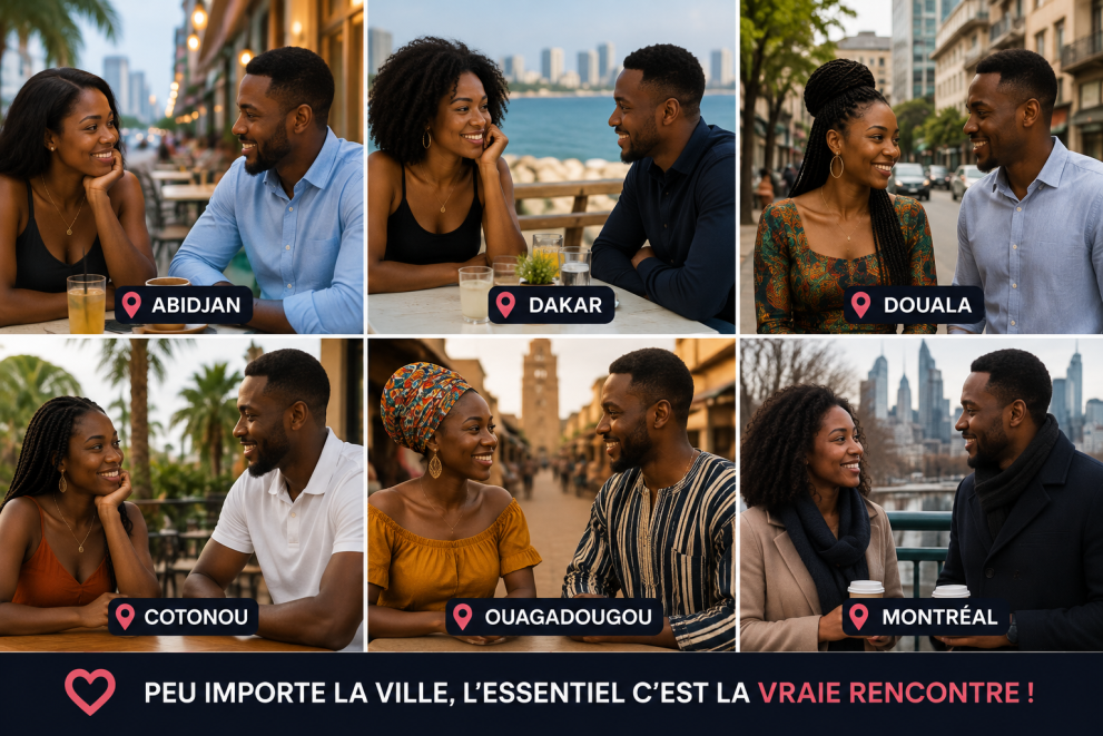 Rencontrer une femme à Abidjan, Dakar, Douala, Cotonou, Ouagadougou ou Montréal : comment faire une vraie rencontre ?