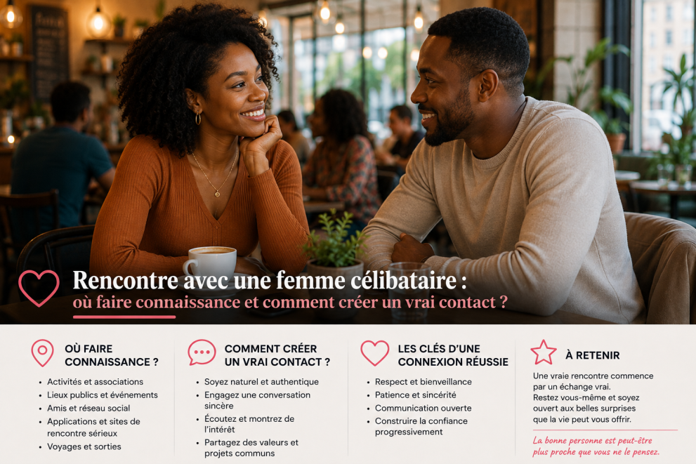Rencontre avec une femme célibataire : où faire connaissance et comment créer un vrai contact ?